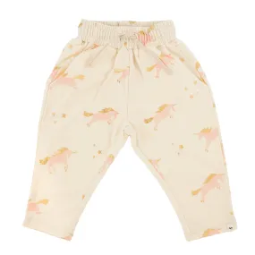 oh baby! Pocket Jogger - Unicorn Print - Vanilla