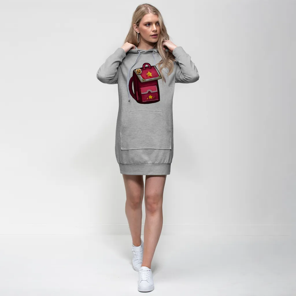 Pink Bag Premium Adult Hoodie Dress