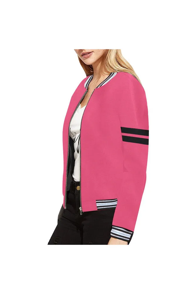 Pink Bomber Jacket for Women