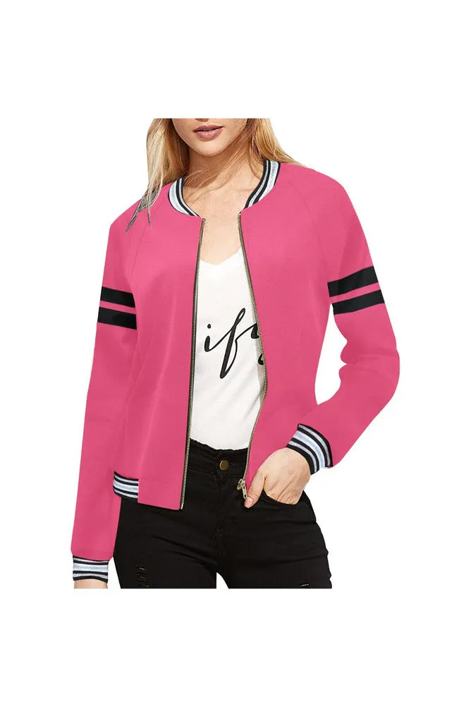 Pink Bomber Jacket for Women