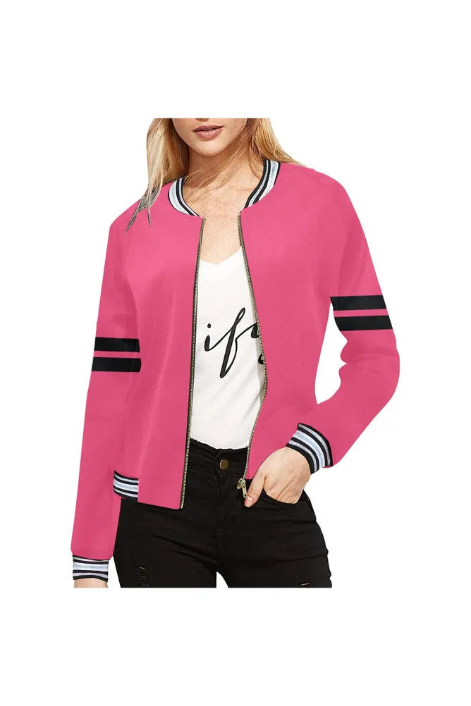 Pink Bomber Jacket for Women