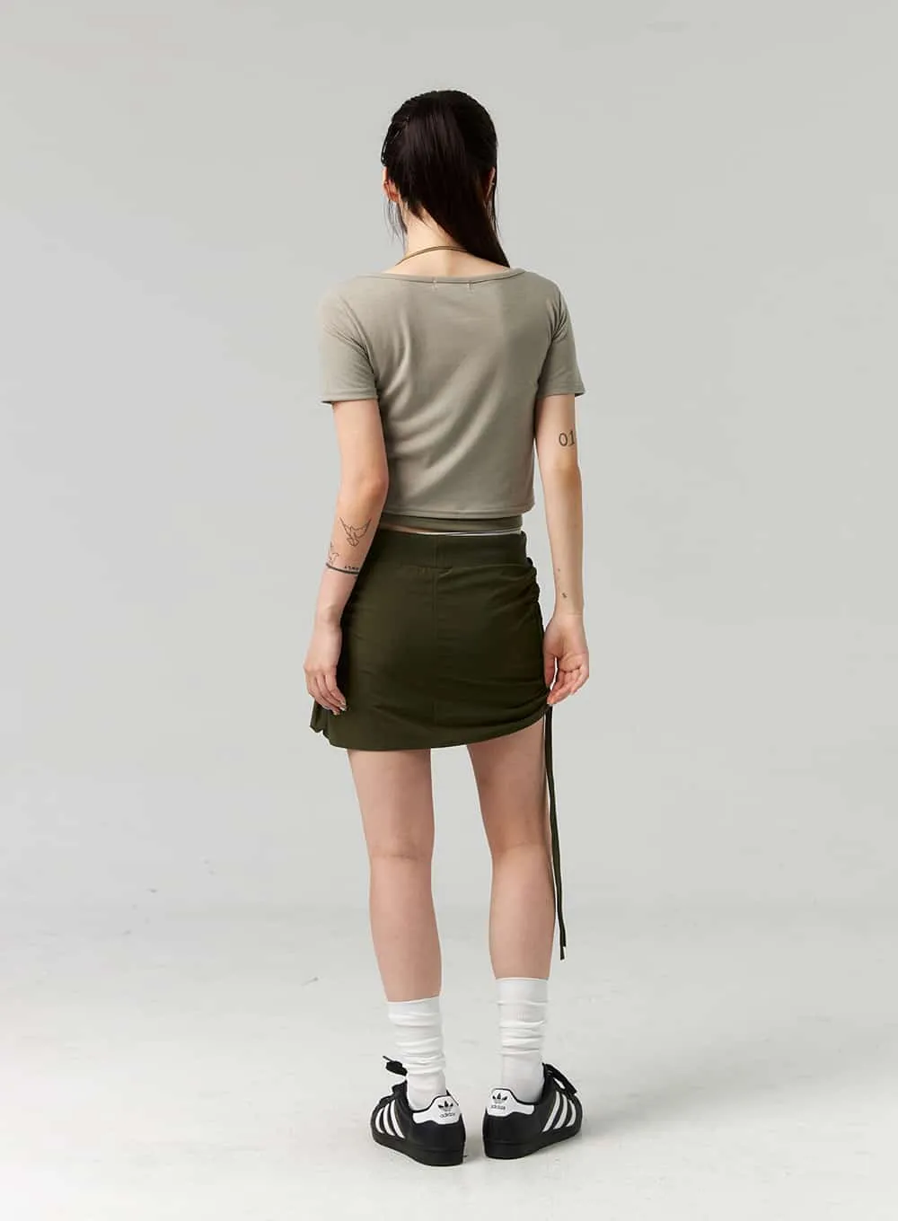 Pocket Mini Sweat Skirt CL324