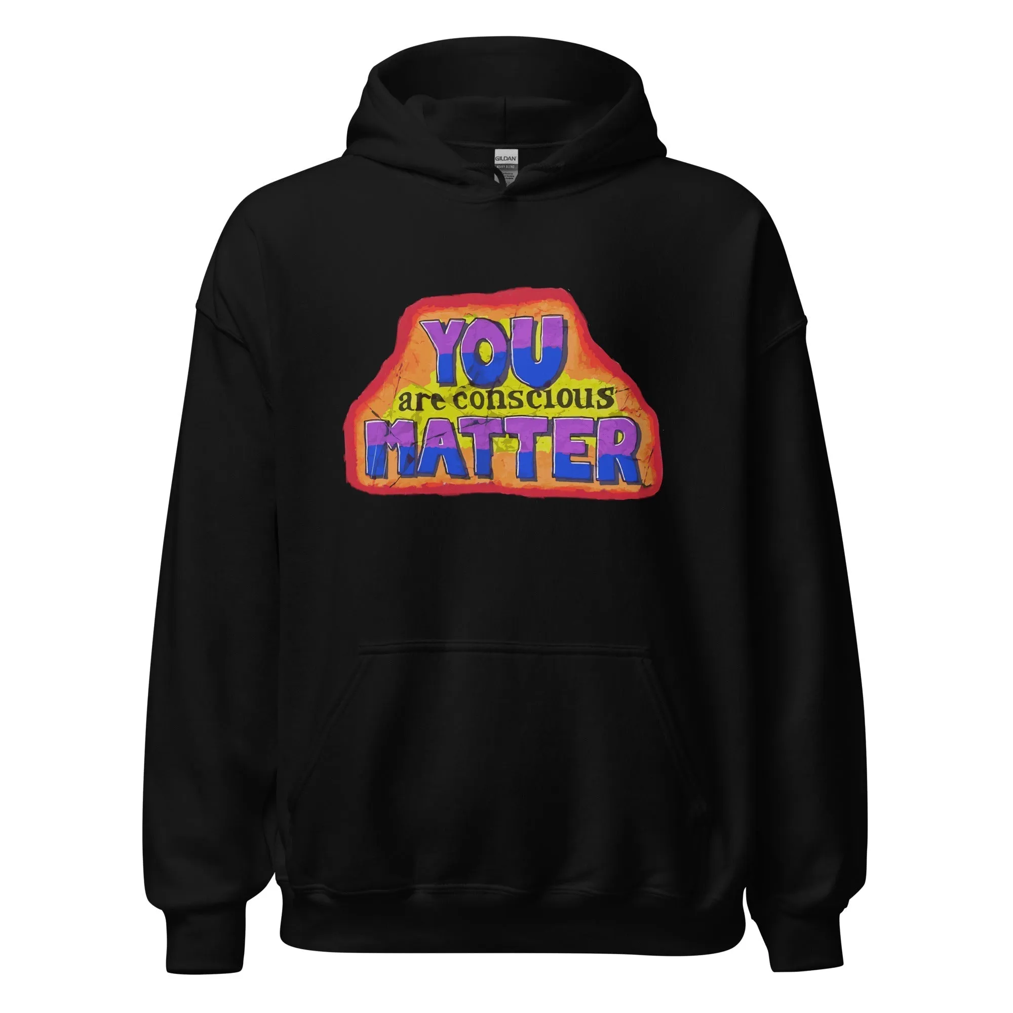 Quincy Quarries Graffiti Hoodie - Quincy, MA | "You Are Concious Matter"