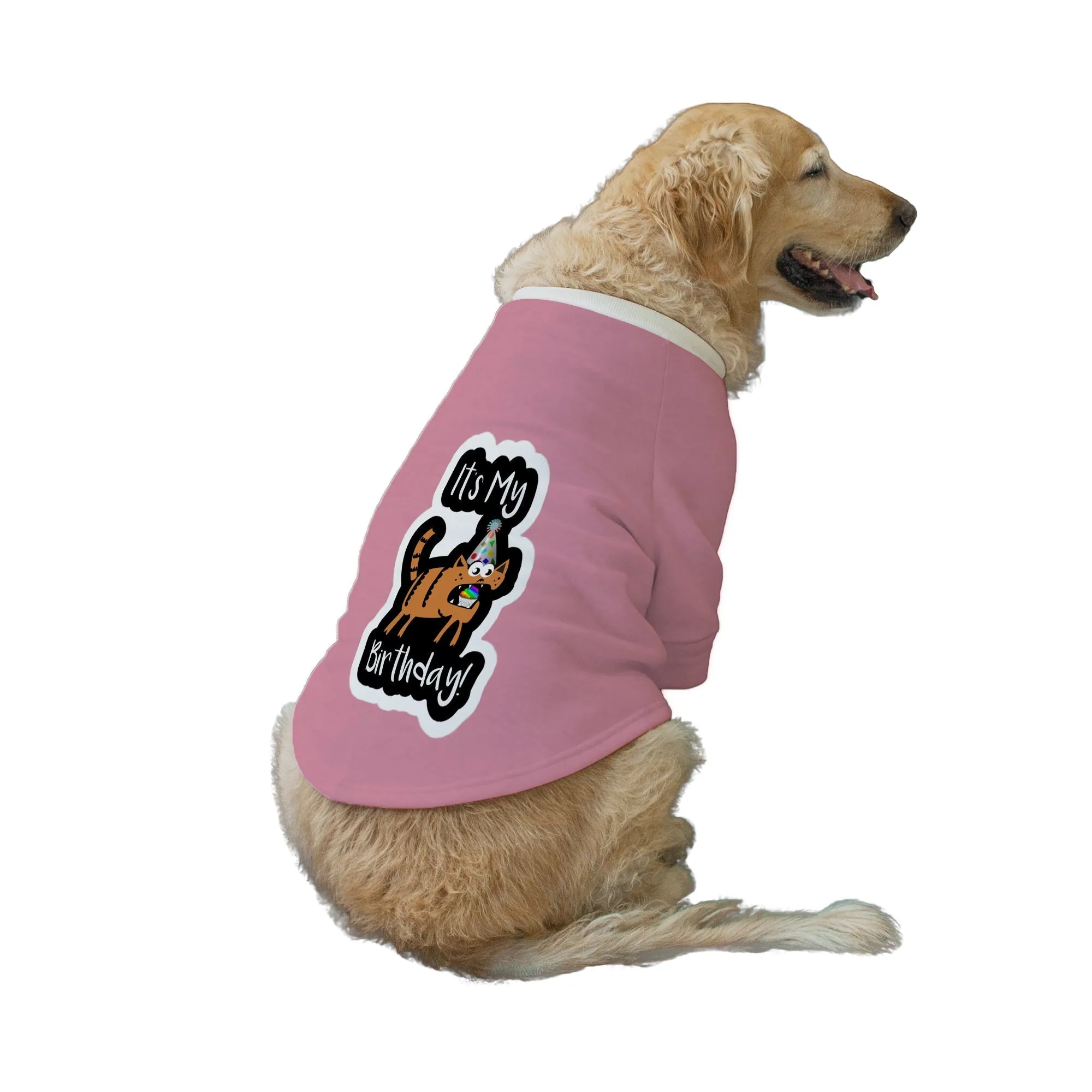 "It's My Birthday!" Printed Dog Technical Jacket