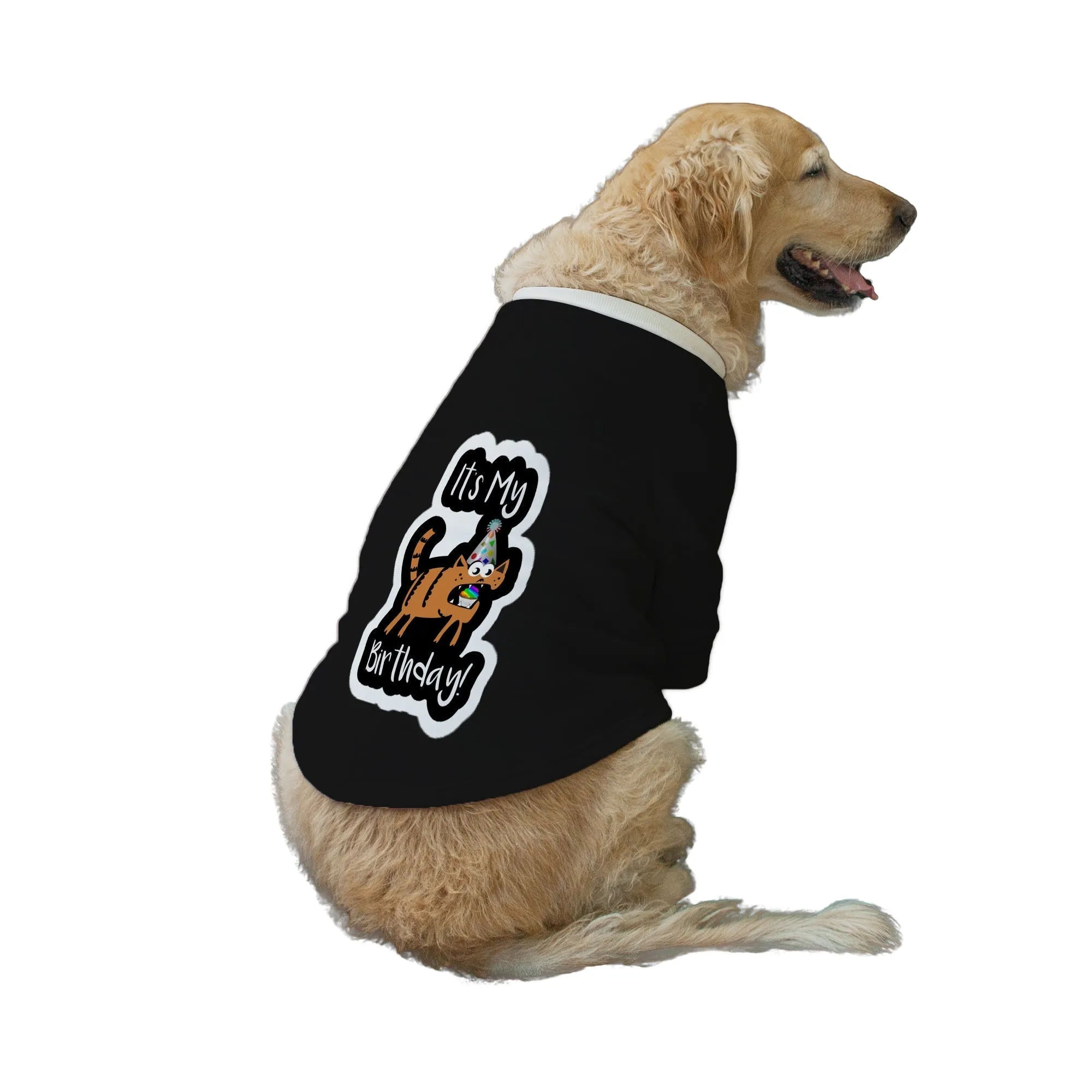 "It's My Birthday!" Printed Dog Technical Jacket