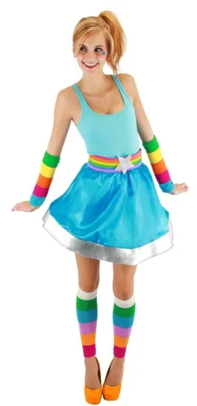 Rainbow Brite Leg & Arm Warmers Accessory Set