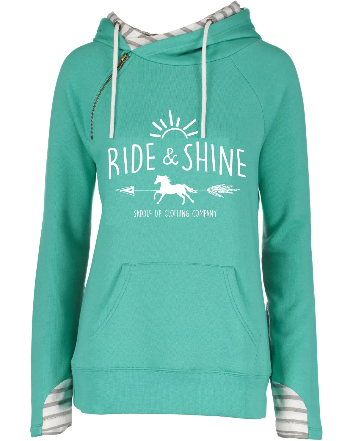 RIDE & SHINE DOUBLE LINED FASHION HOODIE