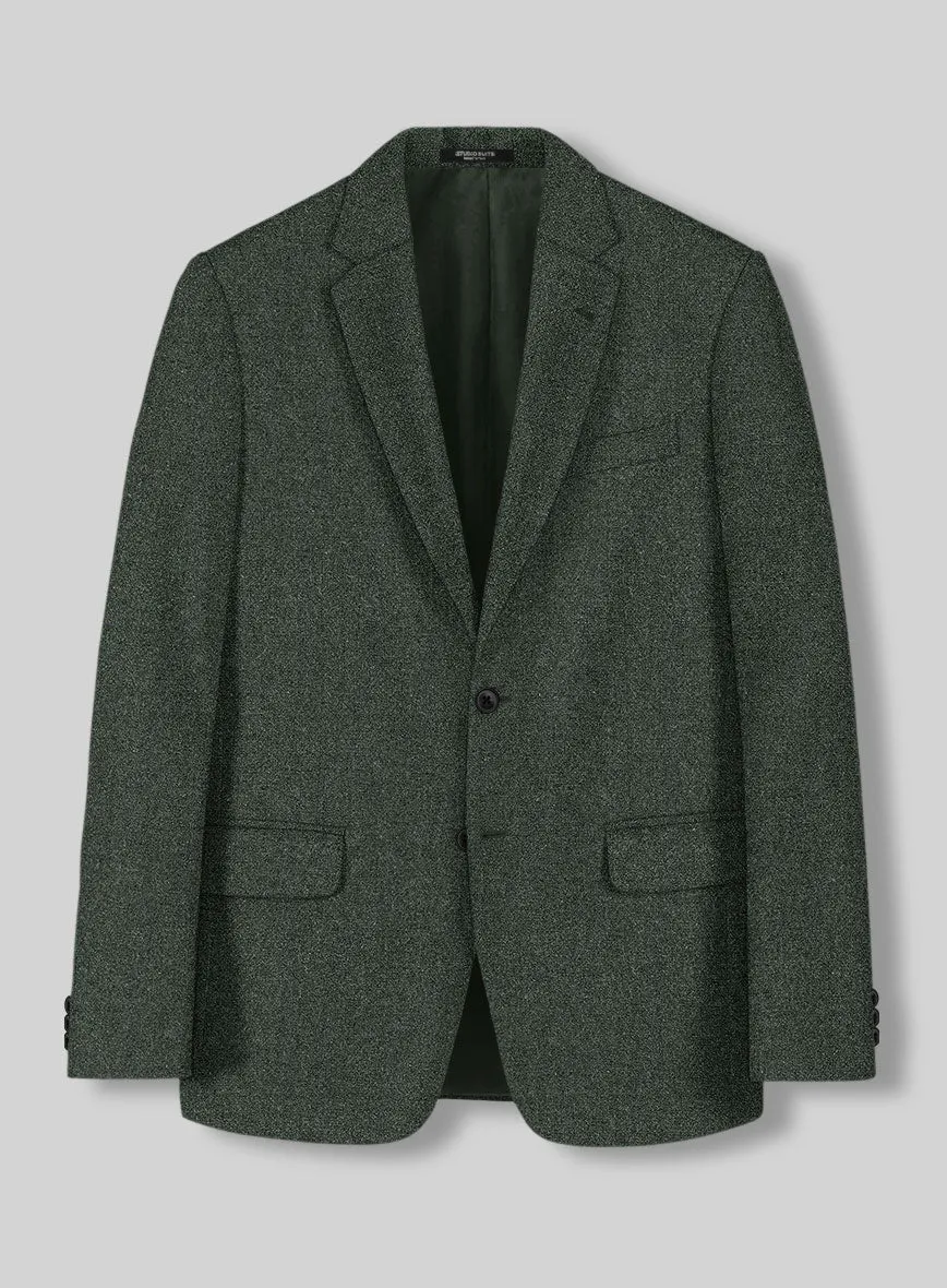 Rope Weave Green Tweed Jacket