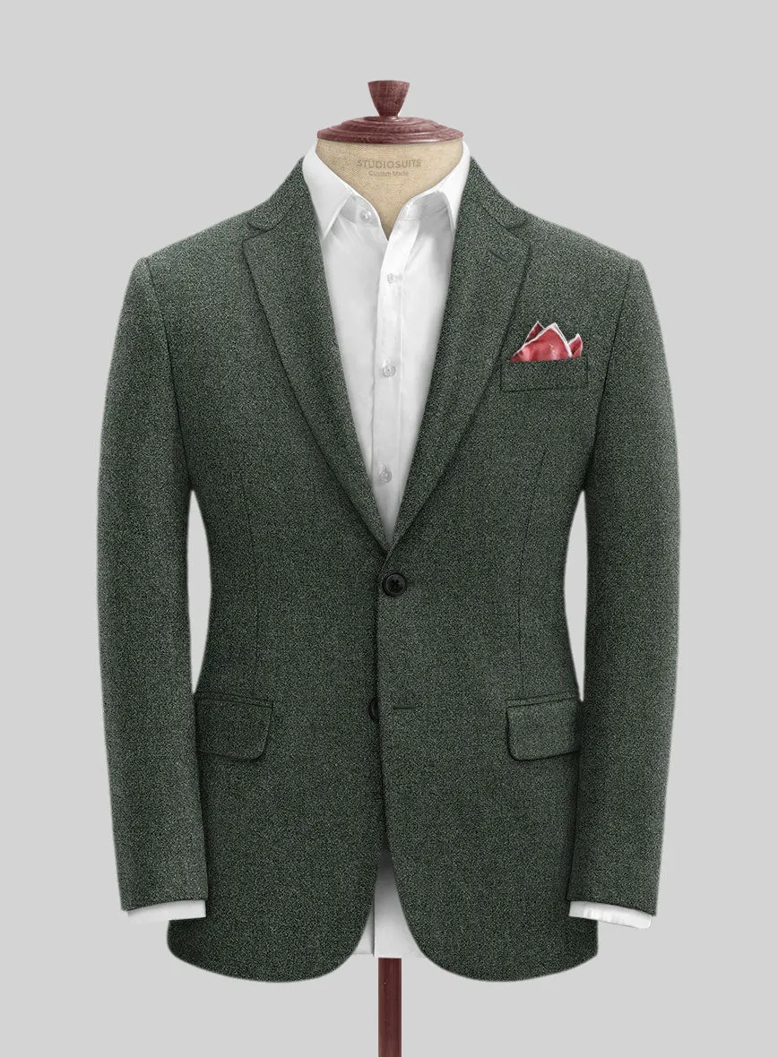 Rope Weave Green Tweed Jacket