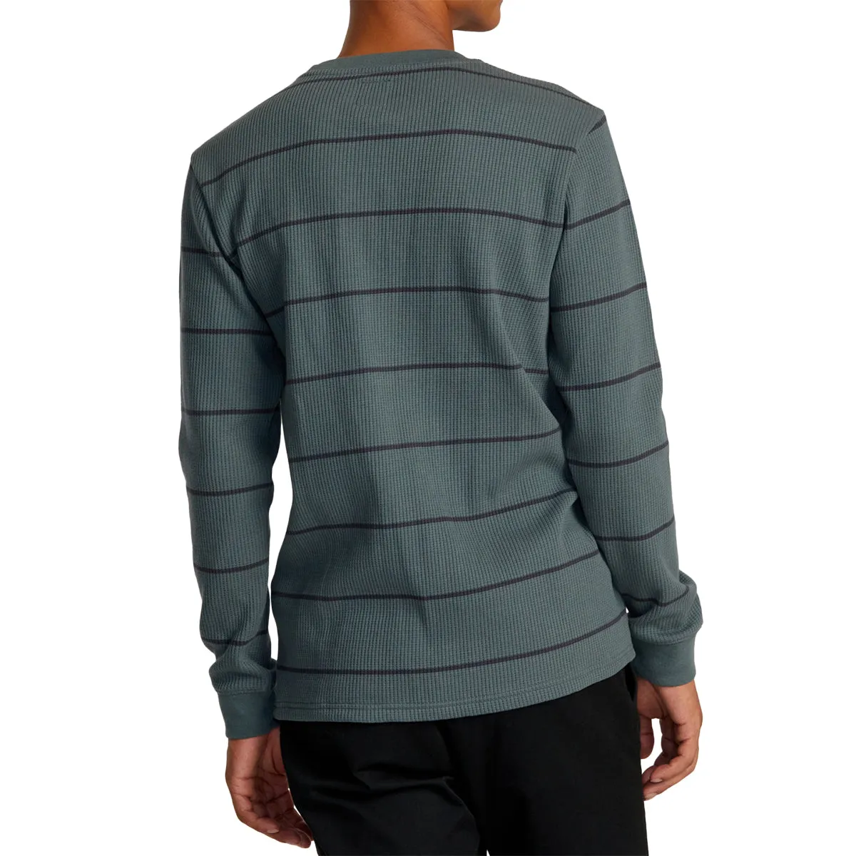 RVCA Dayshift Thermal Stripe Long Sleeve Shirt