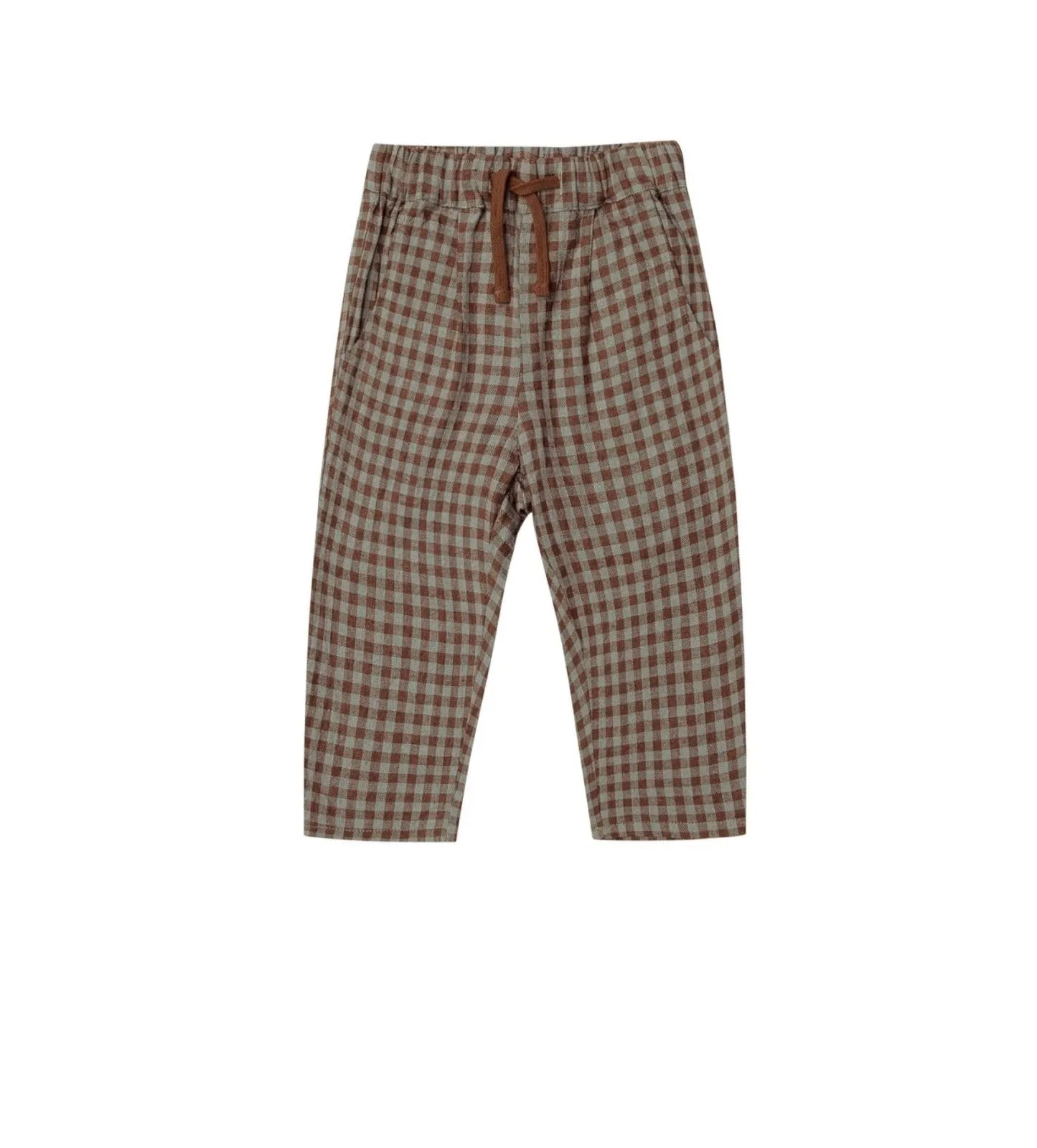 Rylee   Cru Boys Chocolate Gingham Ethan Pants