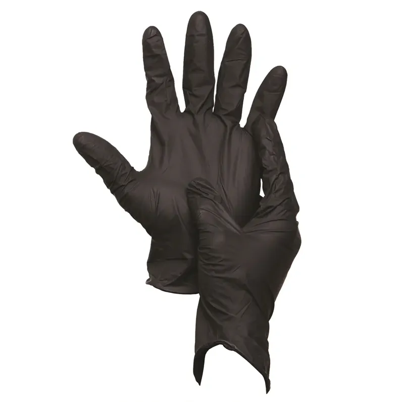 Sabco Nitrile Gloves Powder Free Medium Black 100pcs