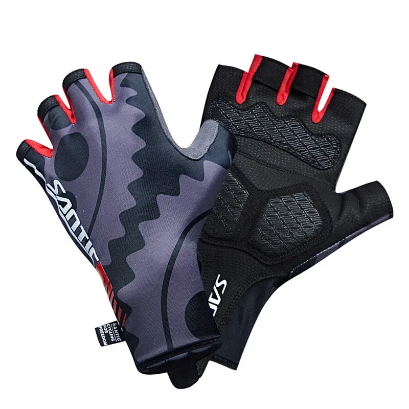 Santic Arloham Men Cycling Gloves Half Finger