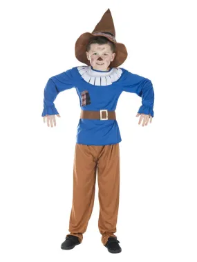 Scarecrow Costume, Blue & Brown