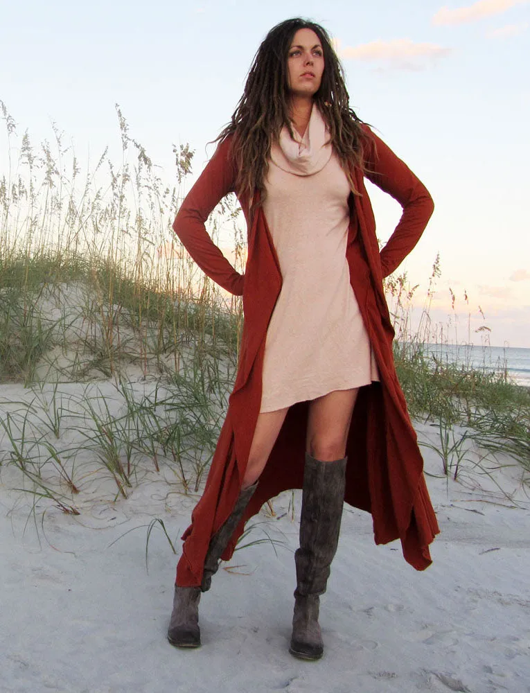 Simplicity Belted Long Cardigan