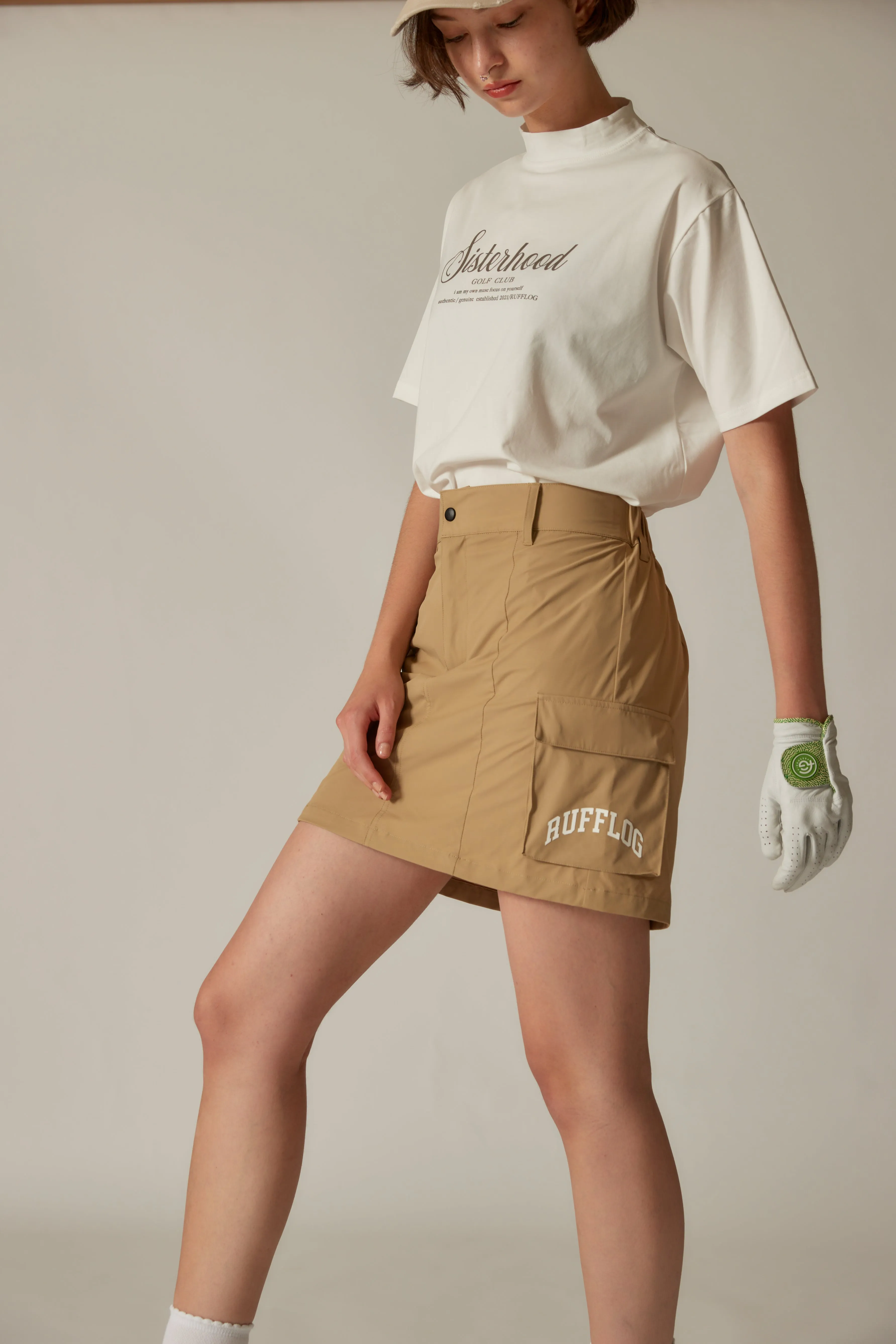 Sisterhood CARGO SKIRT BEIGE