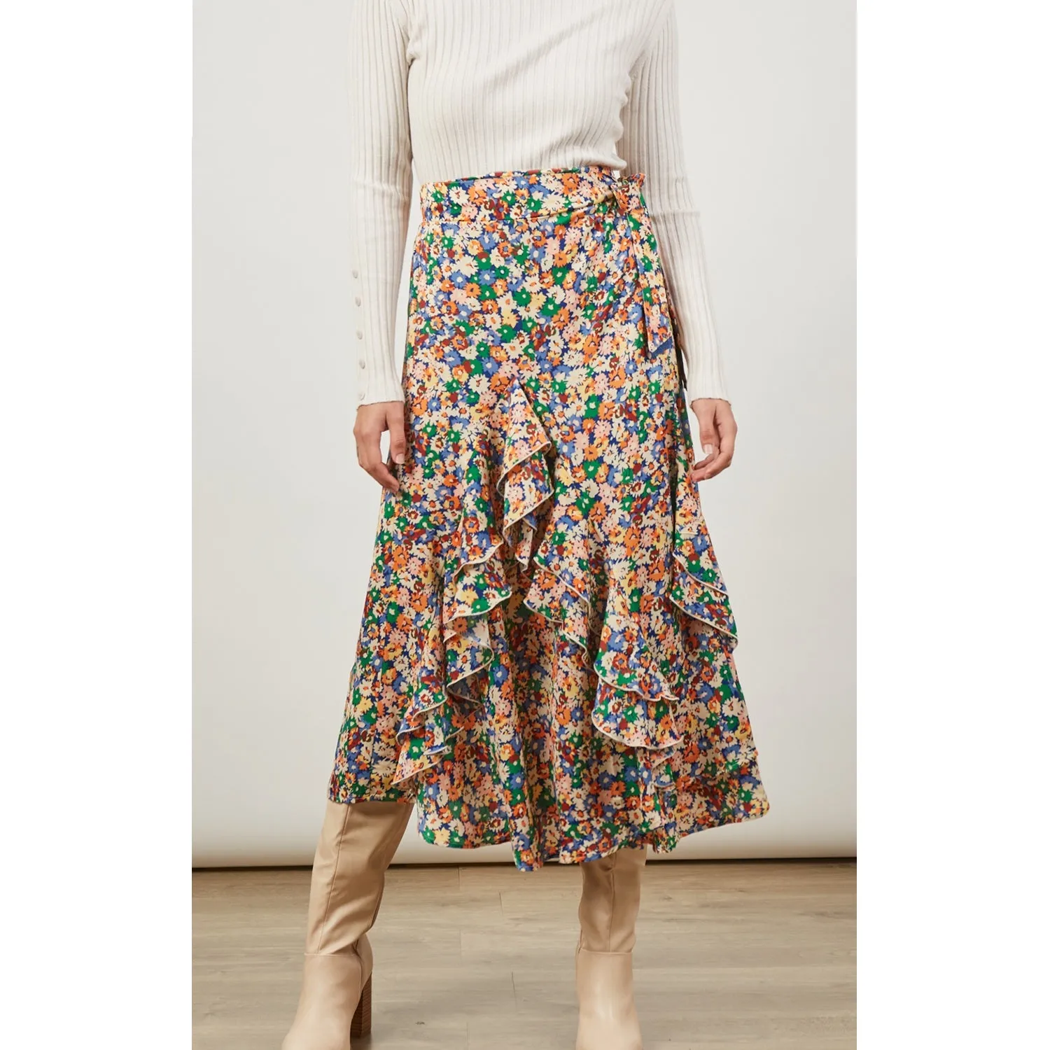 Skirt Romance Wrap - Meadow Bloom