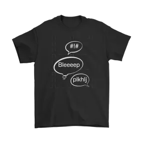 Speech Bubble T-shirst #! Bleep Gift Tee