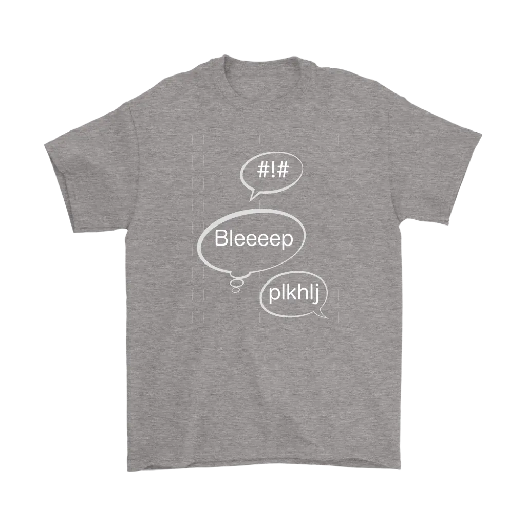 Speech Bubble T-shirst #! Bleep Gift Tee