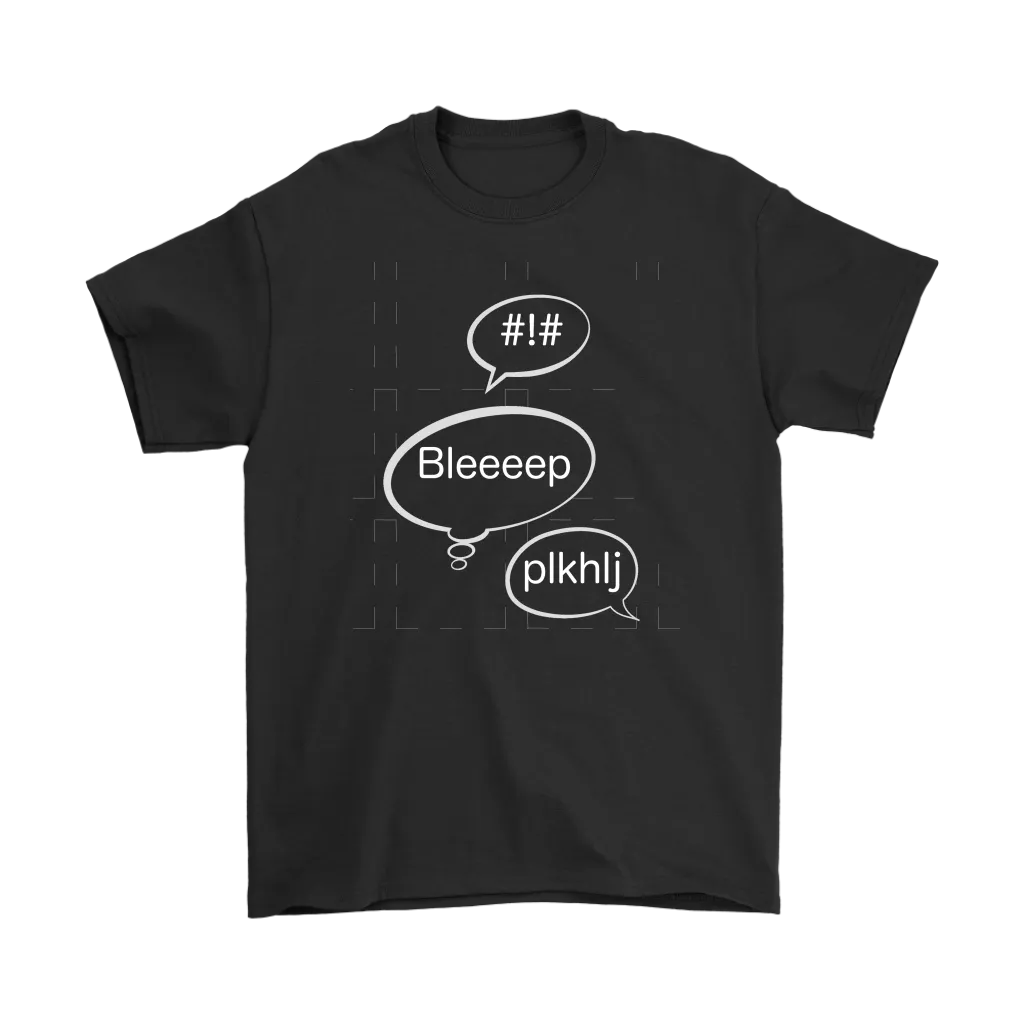 Speech Bubble T-shirst #! Bleep Gift Tee