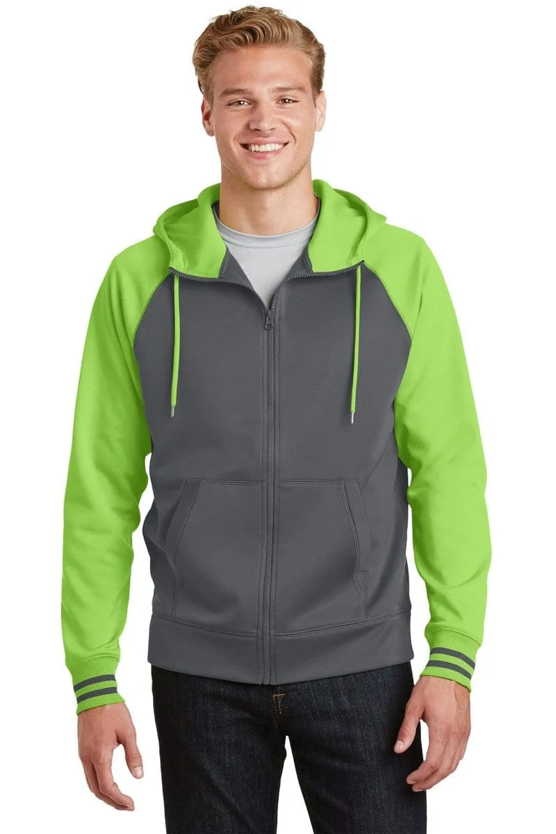 Sport-Tek ST236: Sport-Wick Varsity Fleece Full-Zip Hooded Jacket