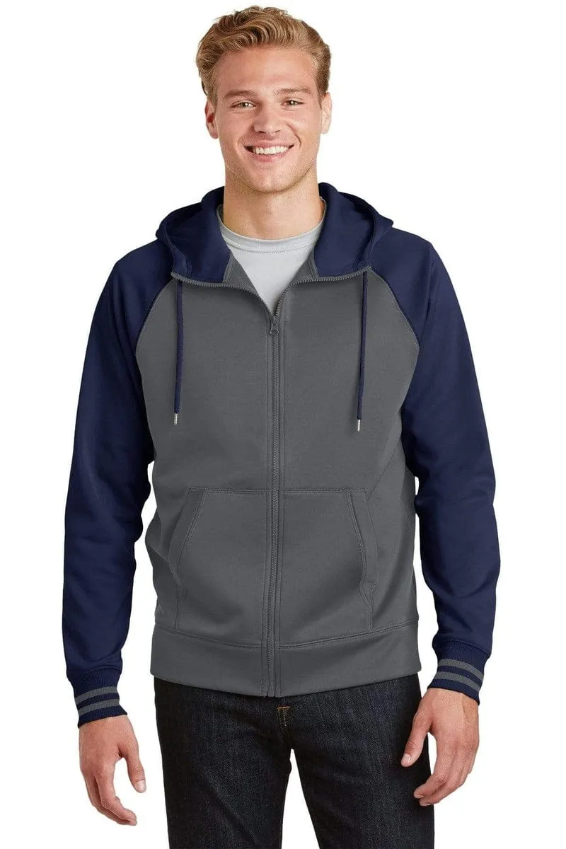 Sport-Tek ST236: Sport-Wick Varsity Fleece Full-Zip Hooded Jacket