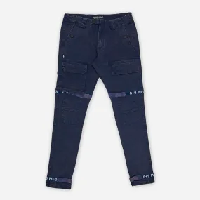 Strapped Up Vintage Washed Utility Pants Navy