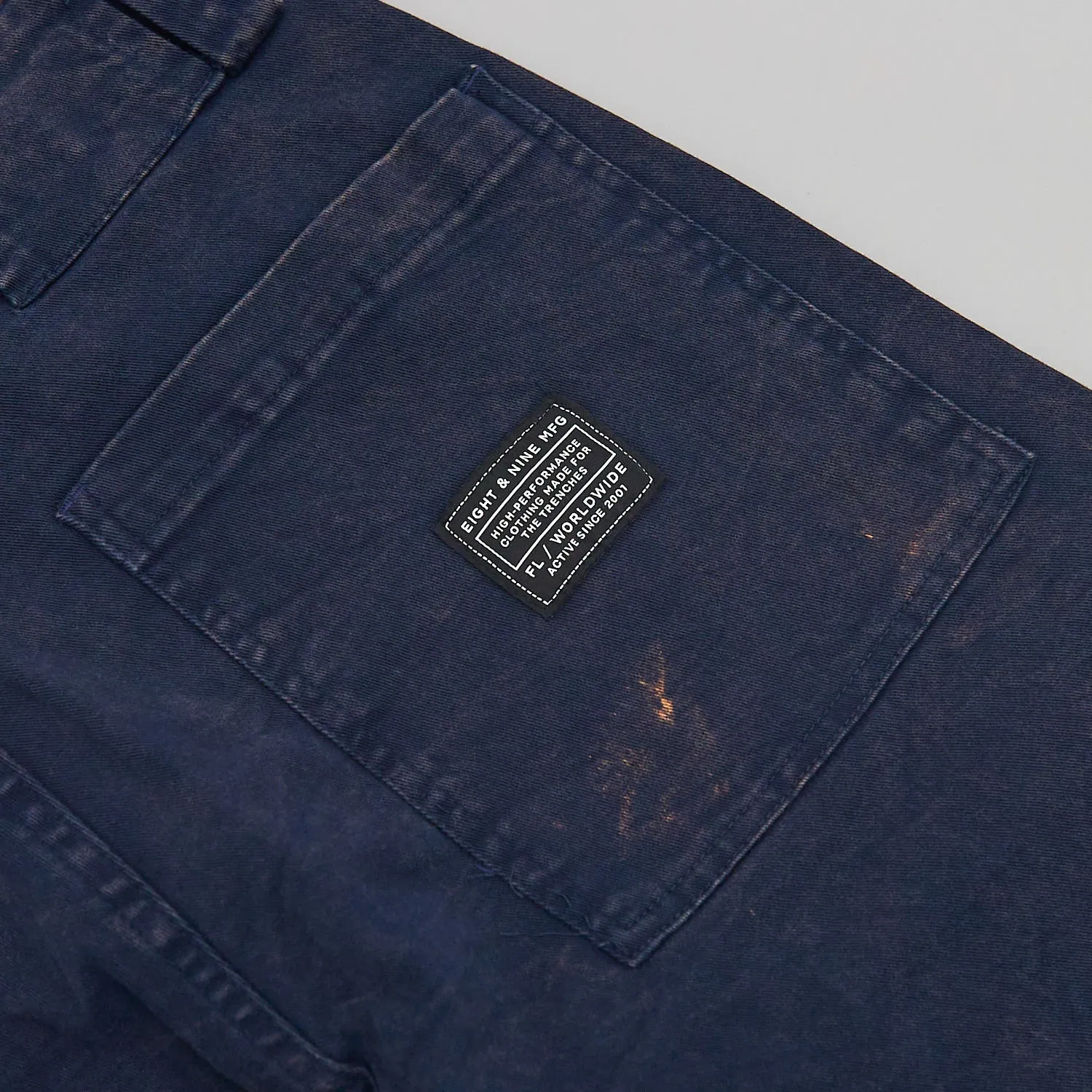 Strapped Up Vintage Washed Utility Pants Navy