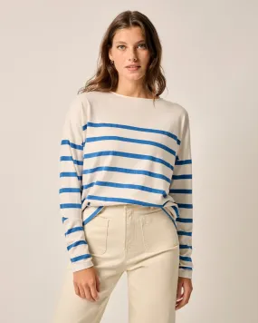 Suki Striped Boatneck T-Shirt