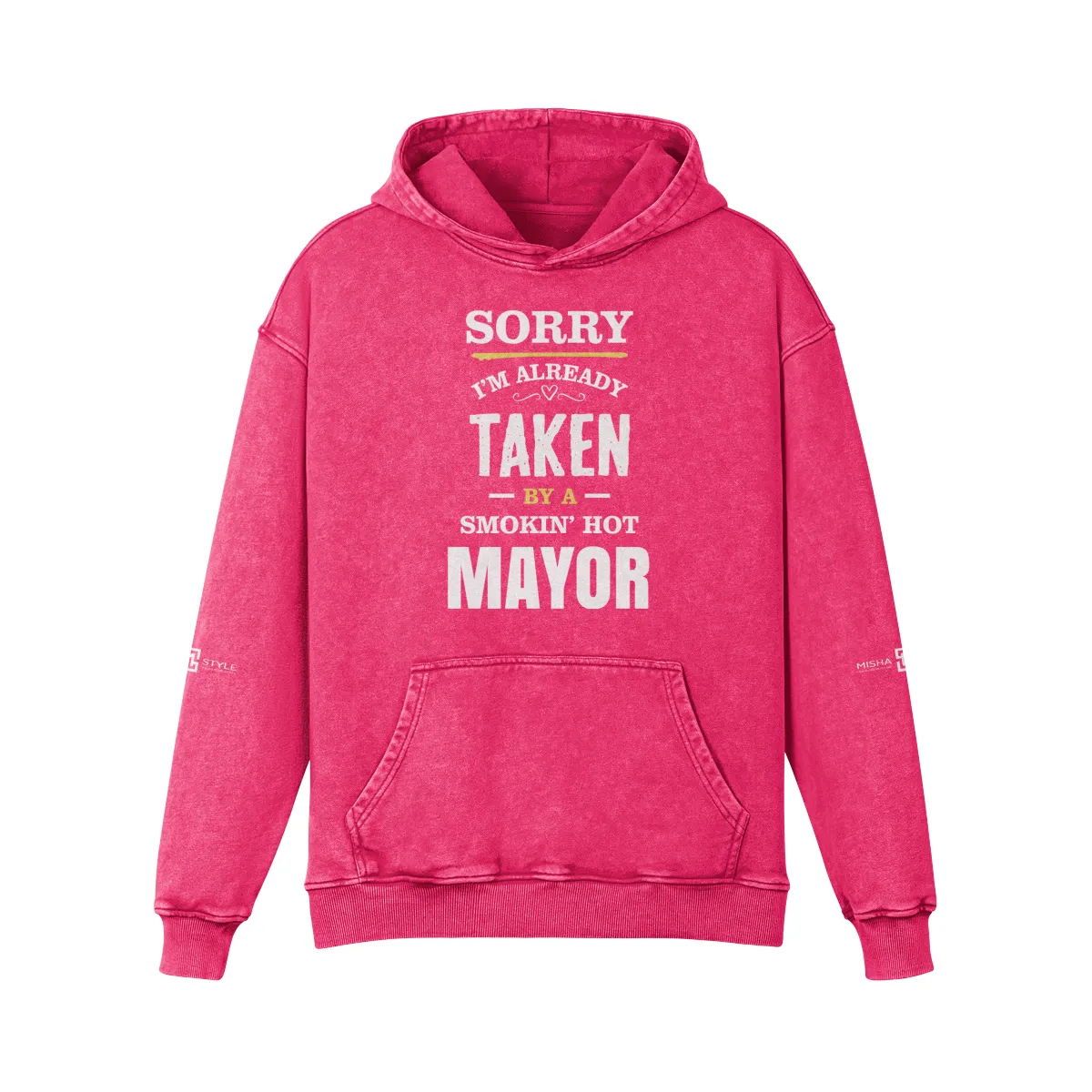 Super Heavyweight Faded Super Pink Hoodie