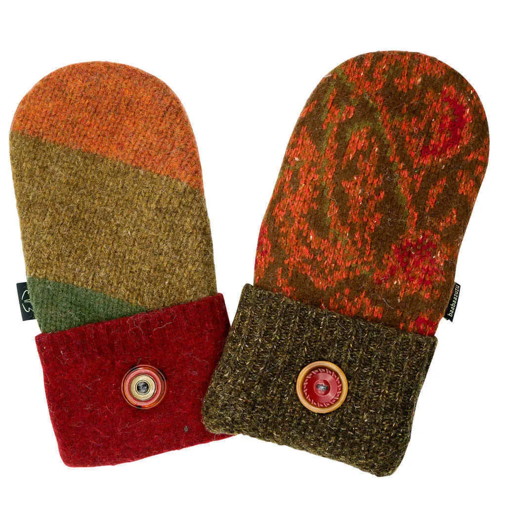 Sweater Mittens with Buckskin Palms