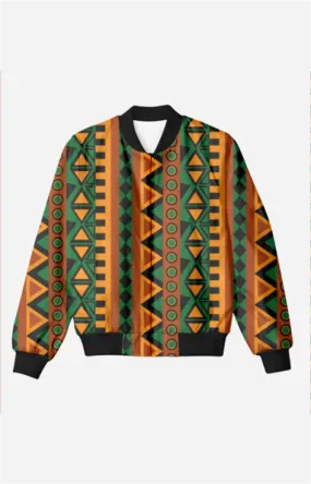 The African Safari - Unisex Printed Bomber Jacket with Pockets