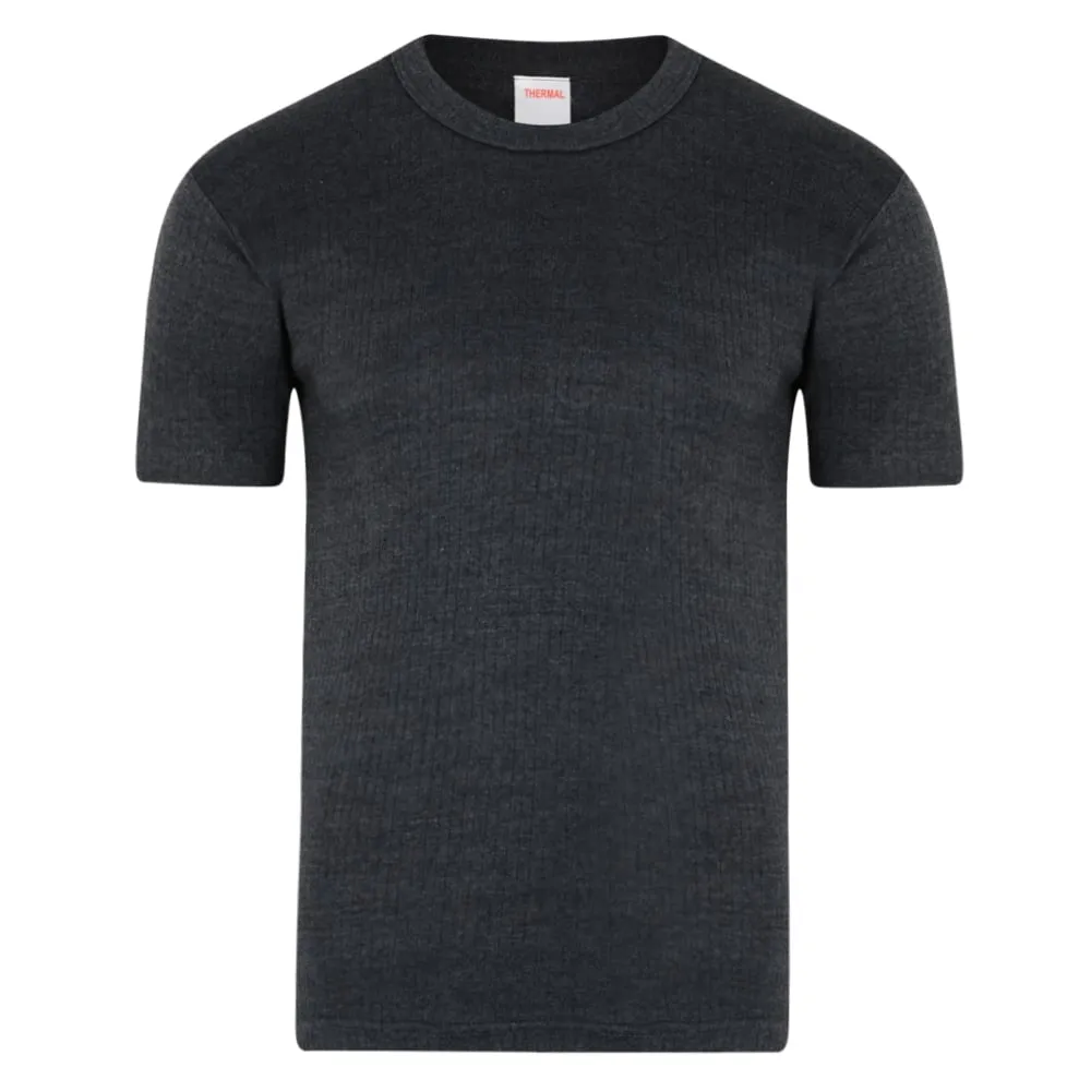 Thermal Short Sleeved T-Shirt- Grey