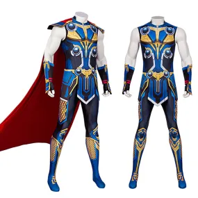 Thor Love and Thunder Thor Cosplay Costume Supermen Jumpsuit Bodysuit Halloween Party Suit