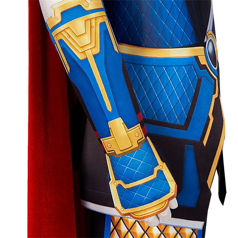 Thor Love and Thunder Thor Cosplay Costume Supermen Jumpsuit Bodysuit Halloween Party Suit