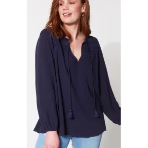 Top Lauder Blouse - Midnight