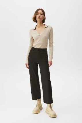 Trendy Pocket Trouser In Black