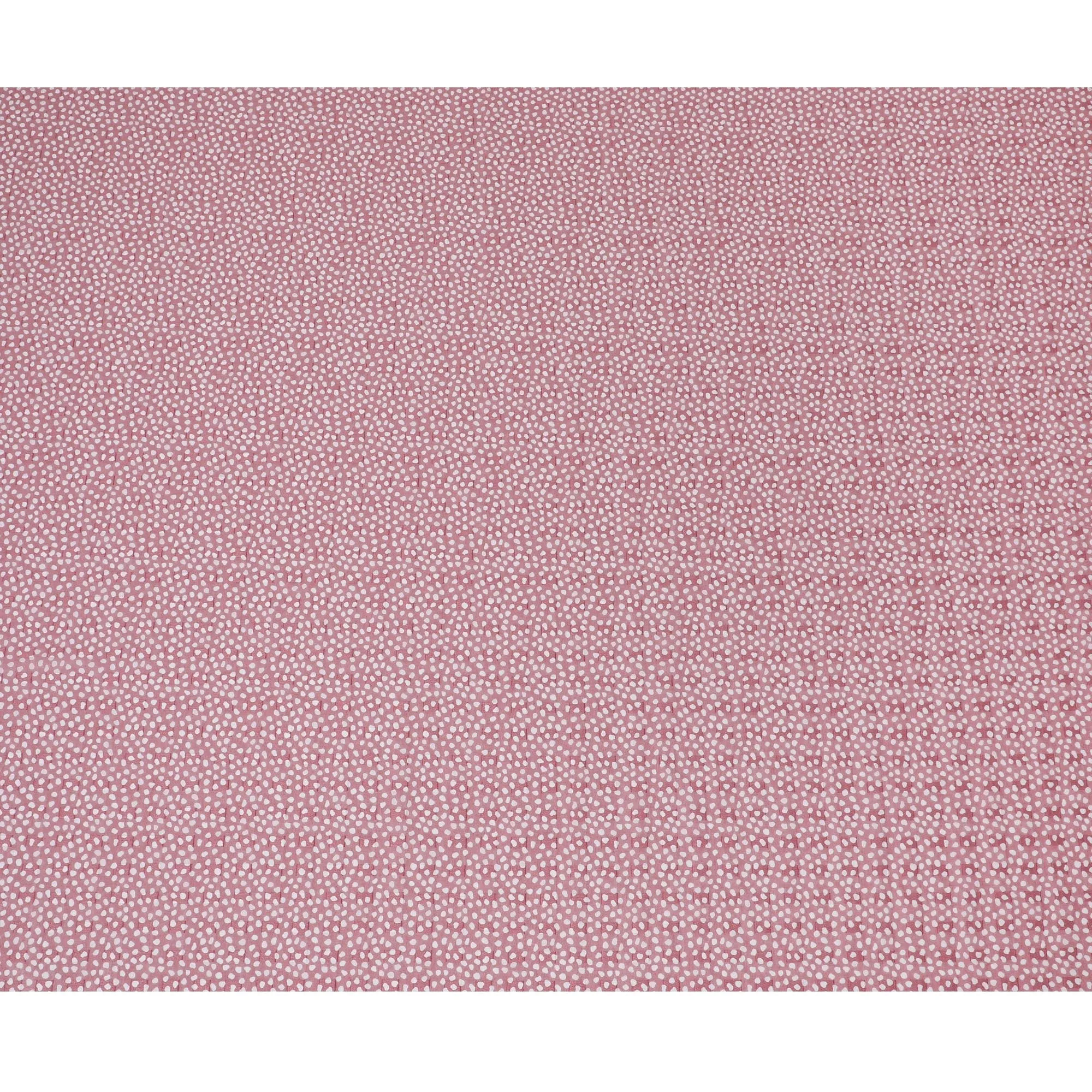 Uragiri Cotton Voile Fabric with Jacquard, 110 cm Width, Pink and White Dot Design-D19961