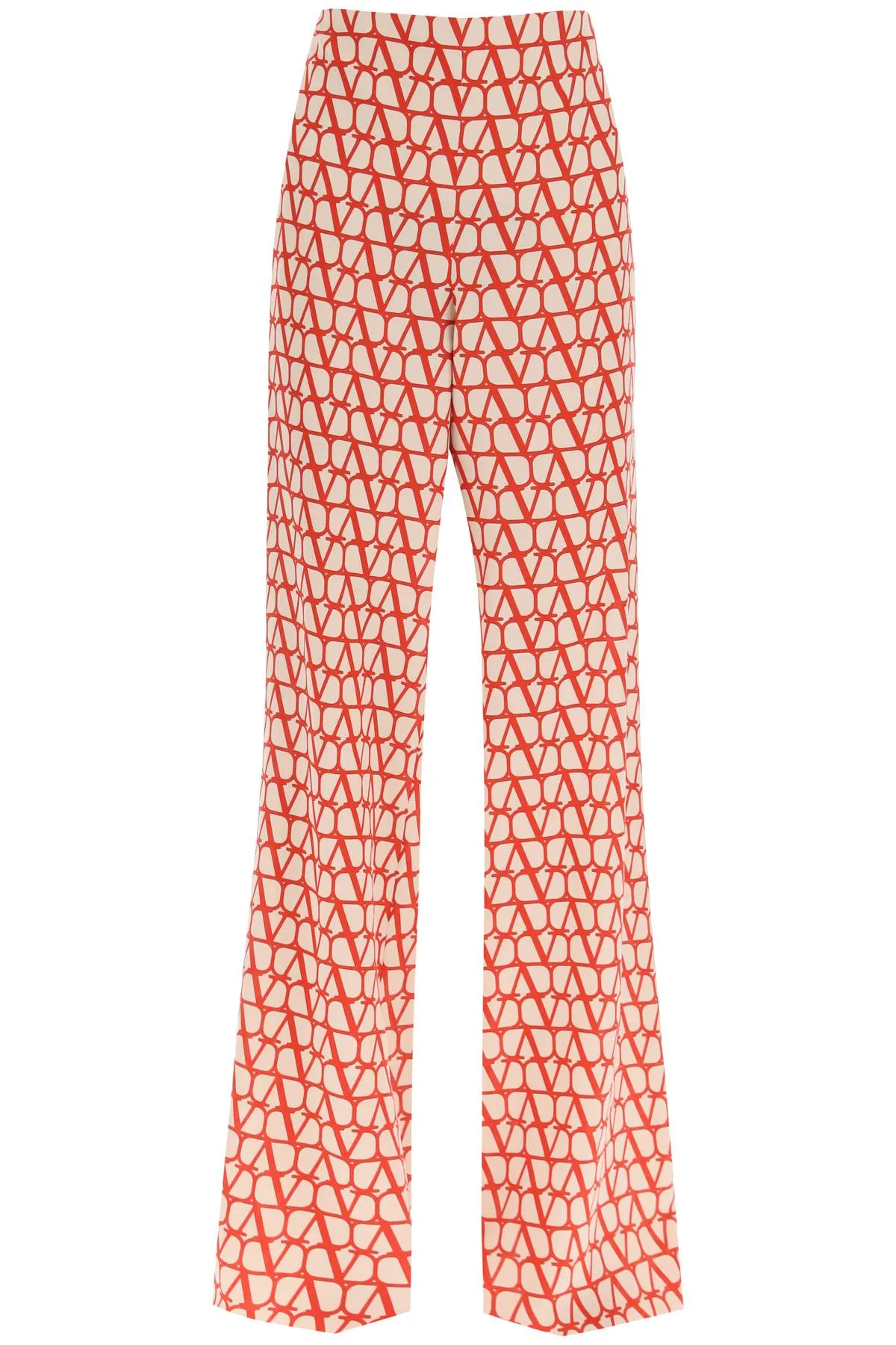 Valentino toile iconographe crepe de chine pants