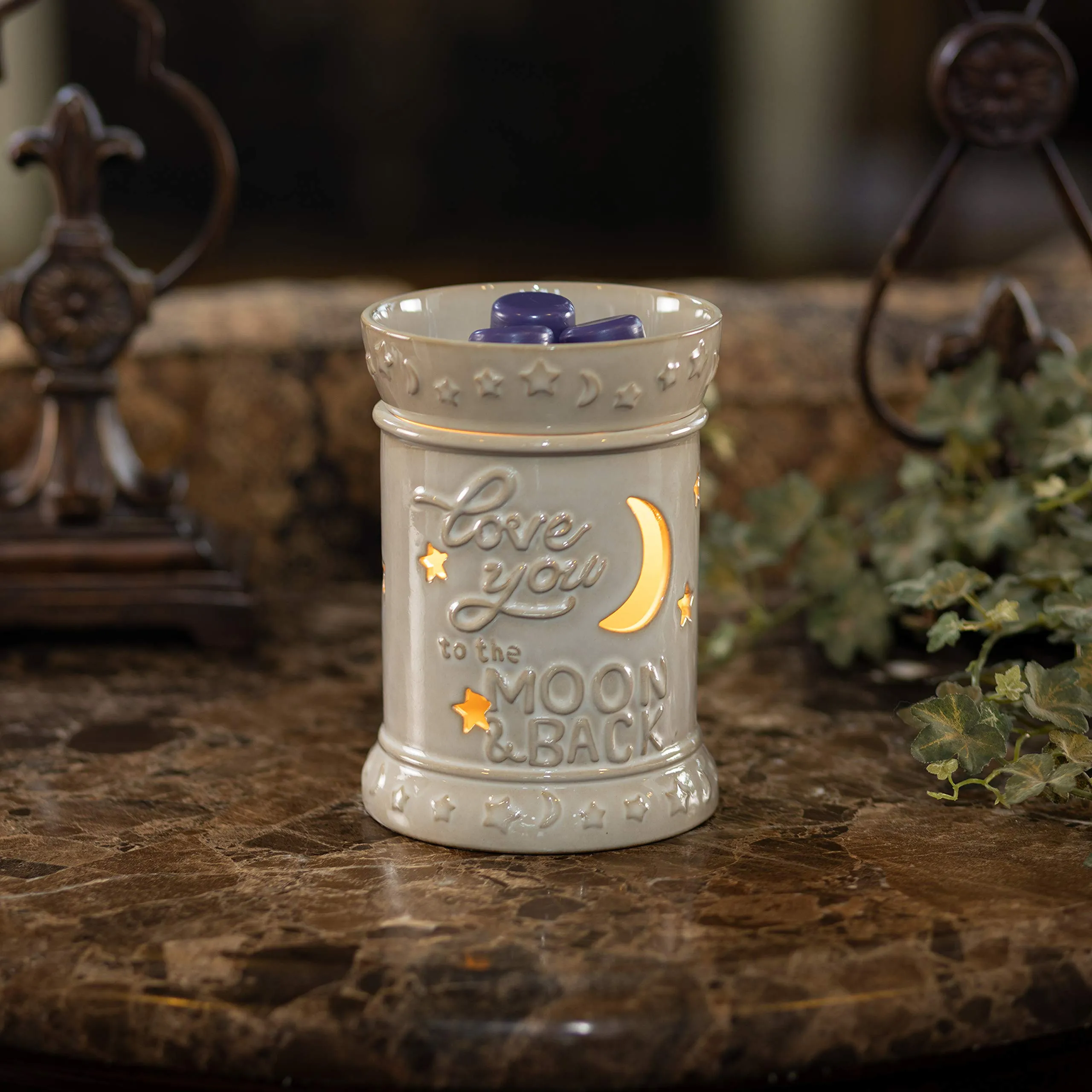 Vp Home Ceramic Fragrance Warmer (Love You To The Moon & Back)