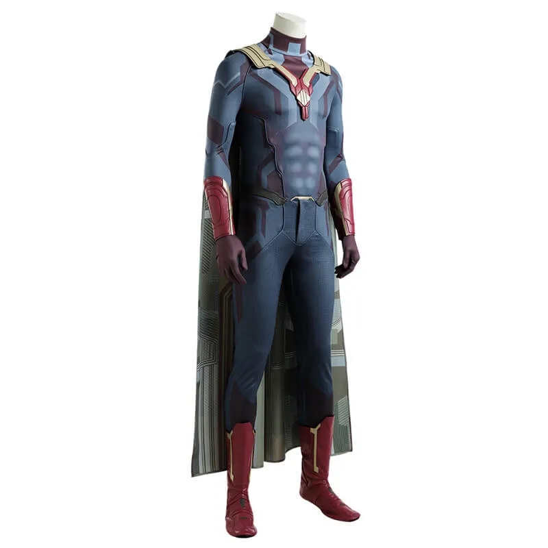 WandaVision Costume Vision Jumpsuit Superhero Cosplay Costume ACcosplay