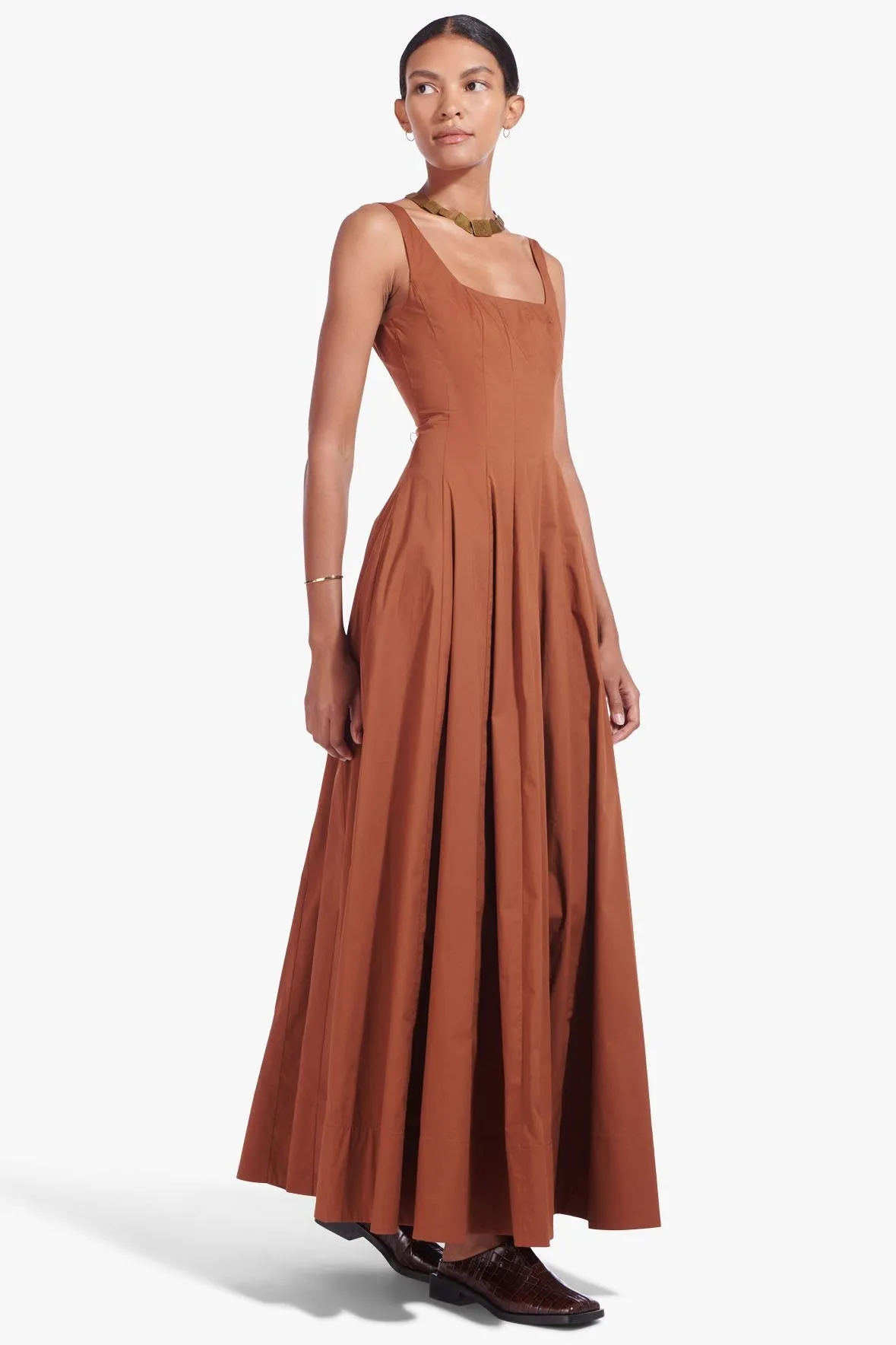 WELLS MAXI DRESS | TAN