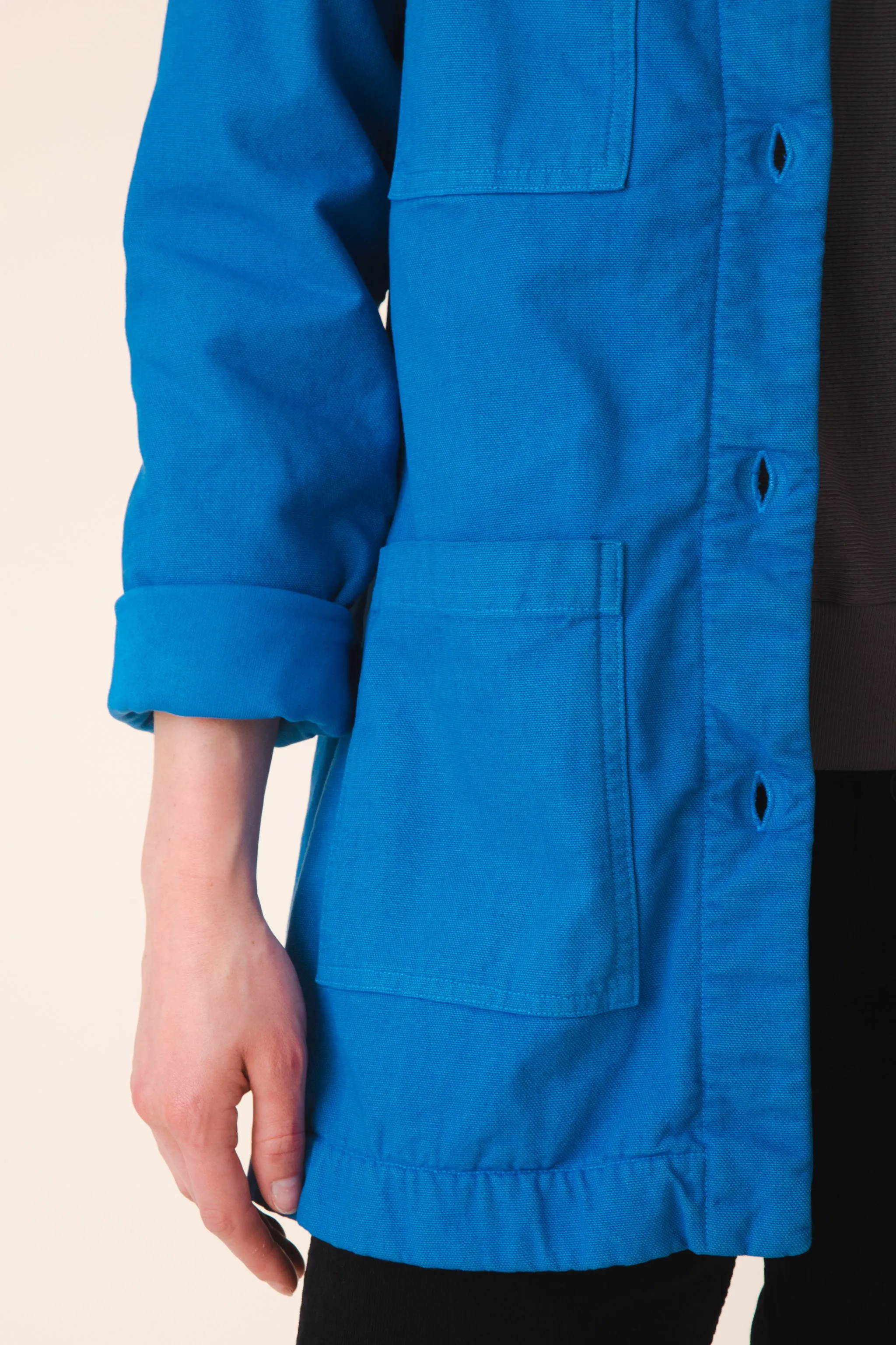 Winter Chore Coat in French Blue