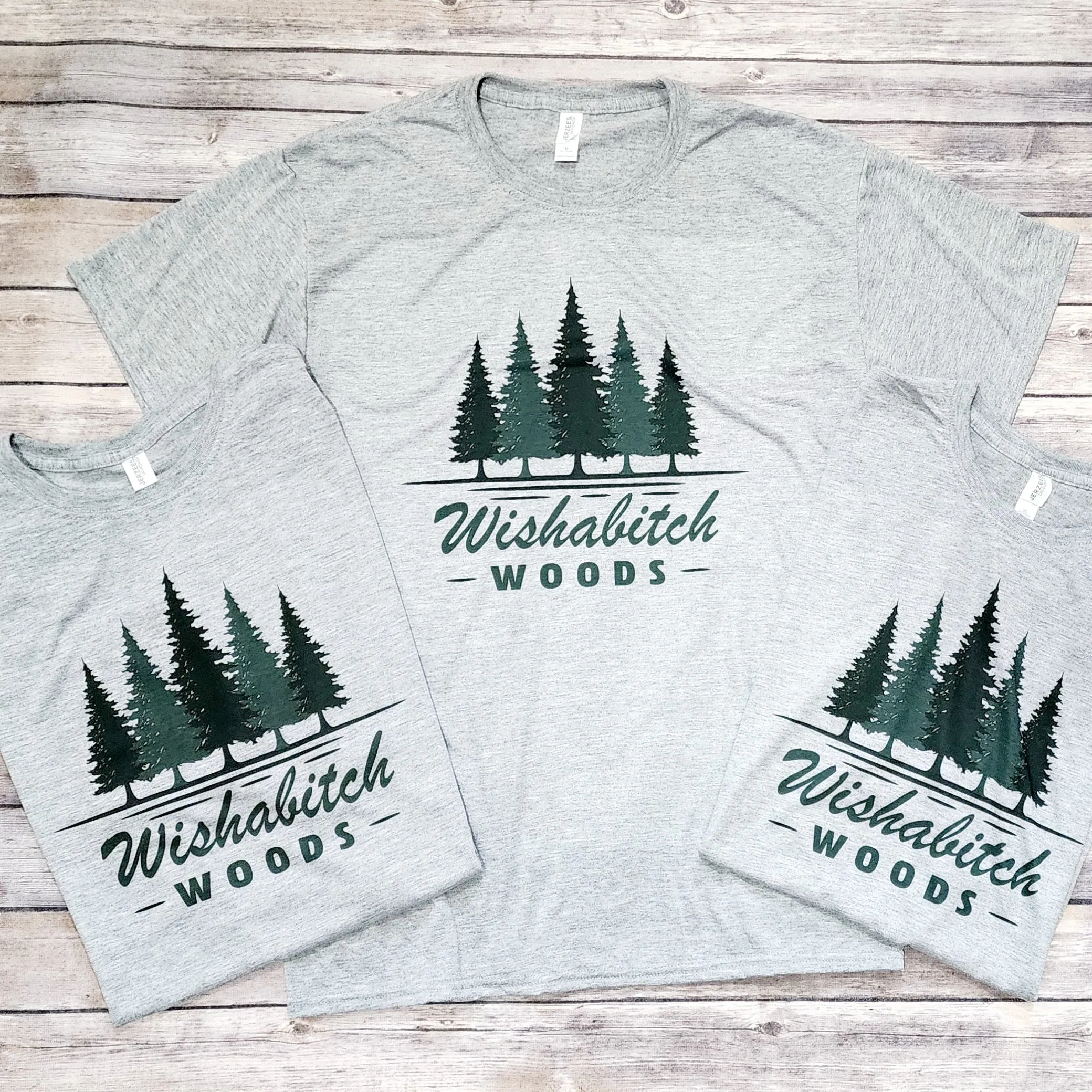 Wishabitch Woods Super Soft Comfy T-Shirt