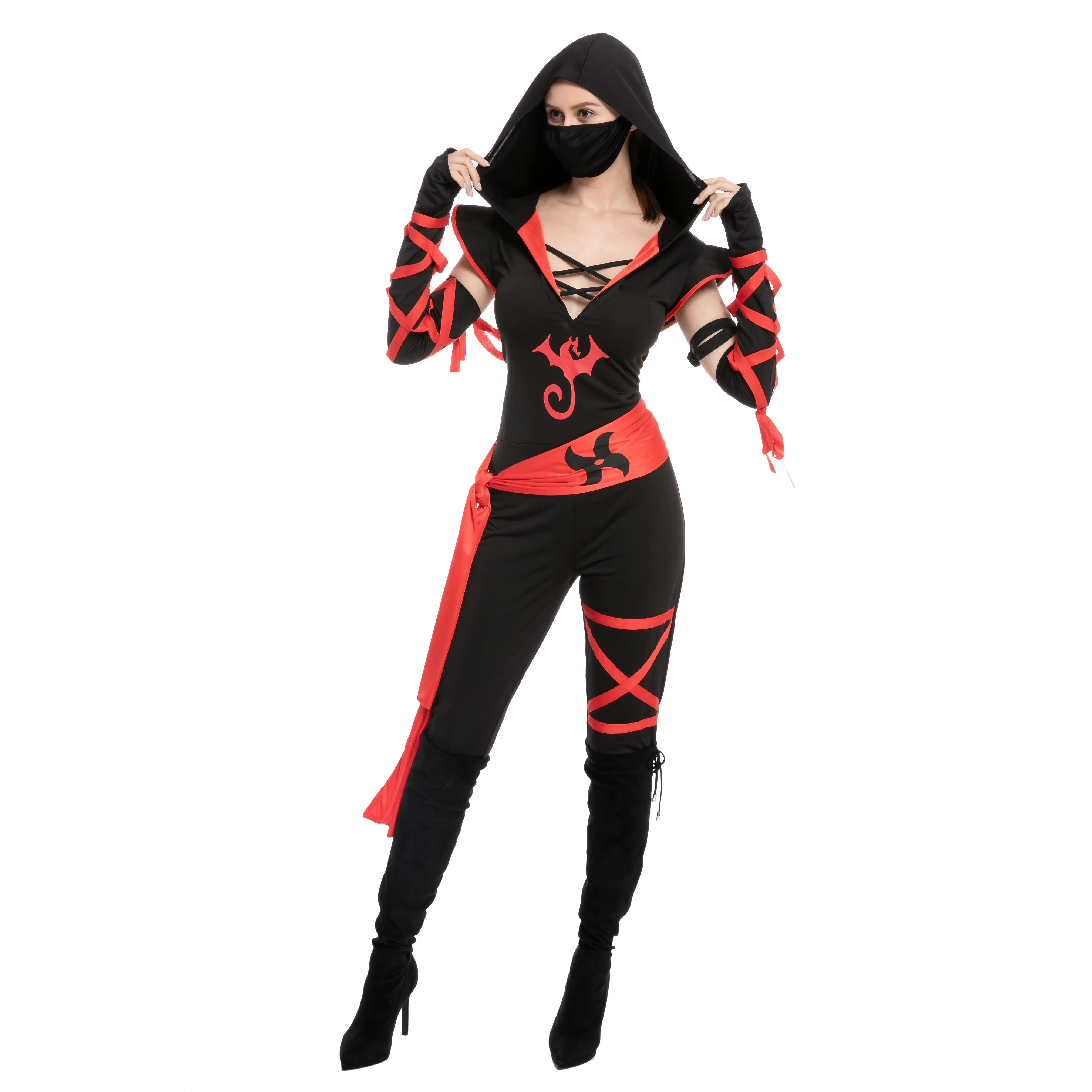 Women Ninja Long Pants Costume Cosplay