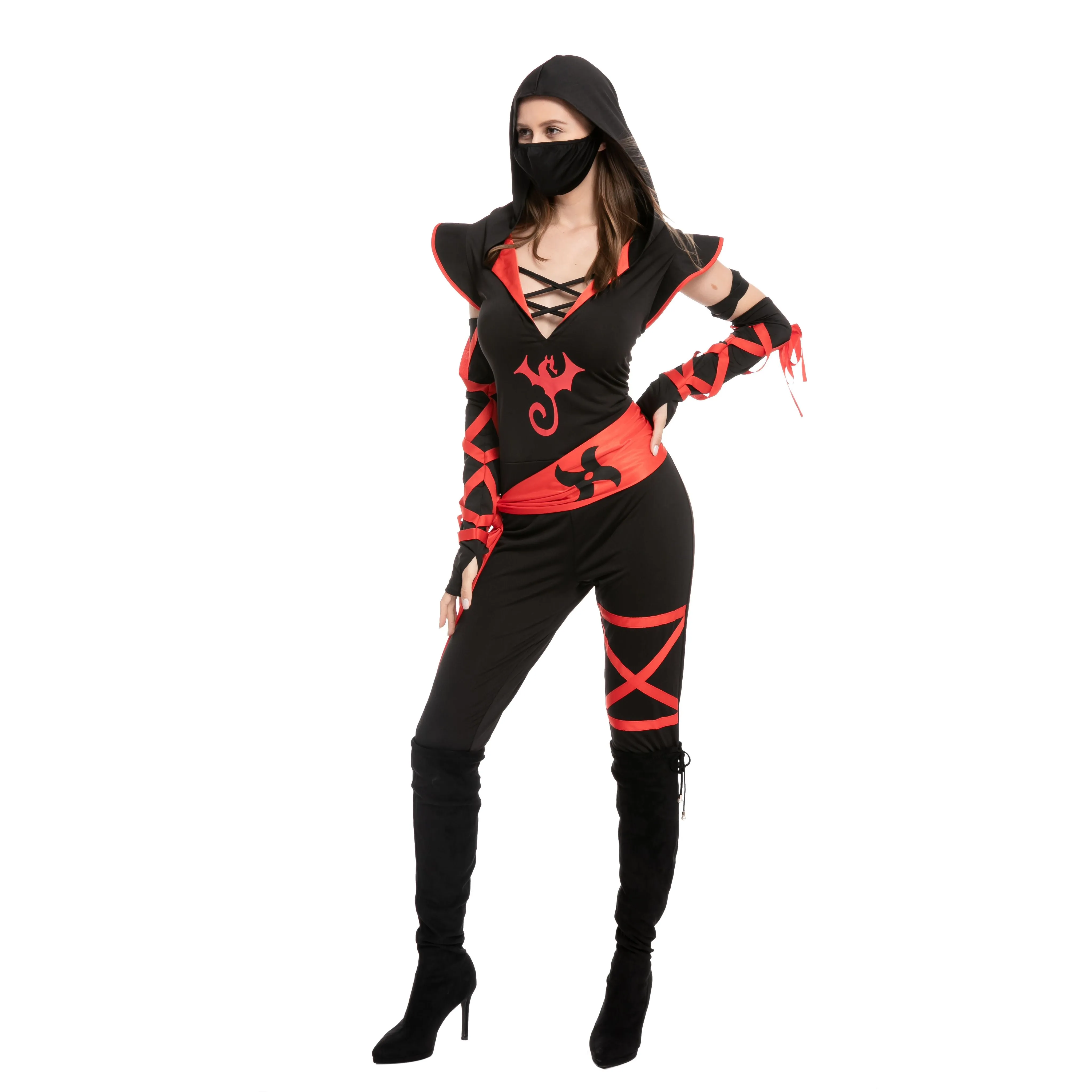 Women Ninja Long Pants Costume Cosplay