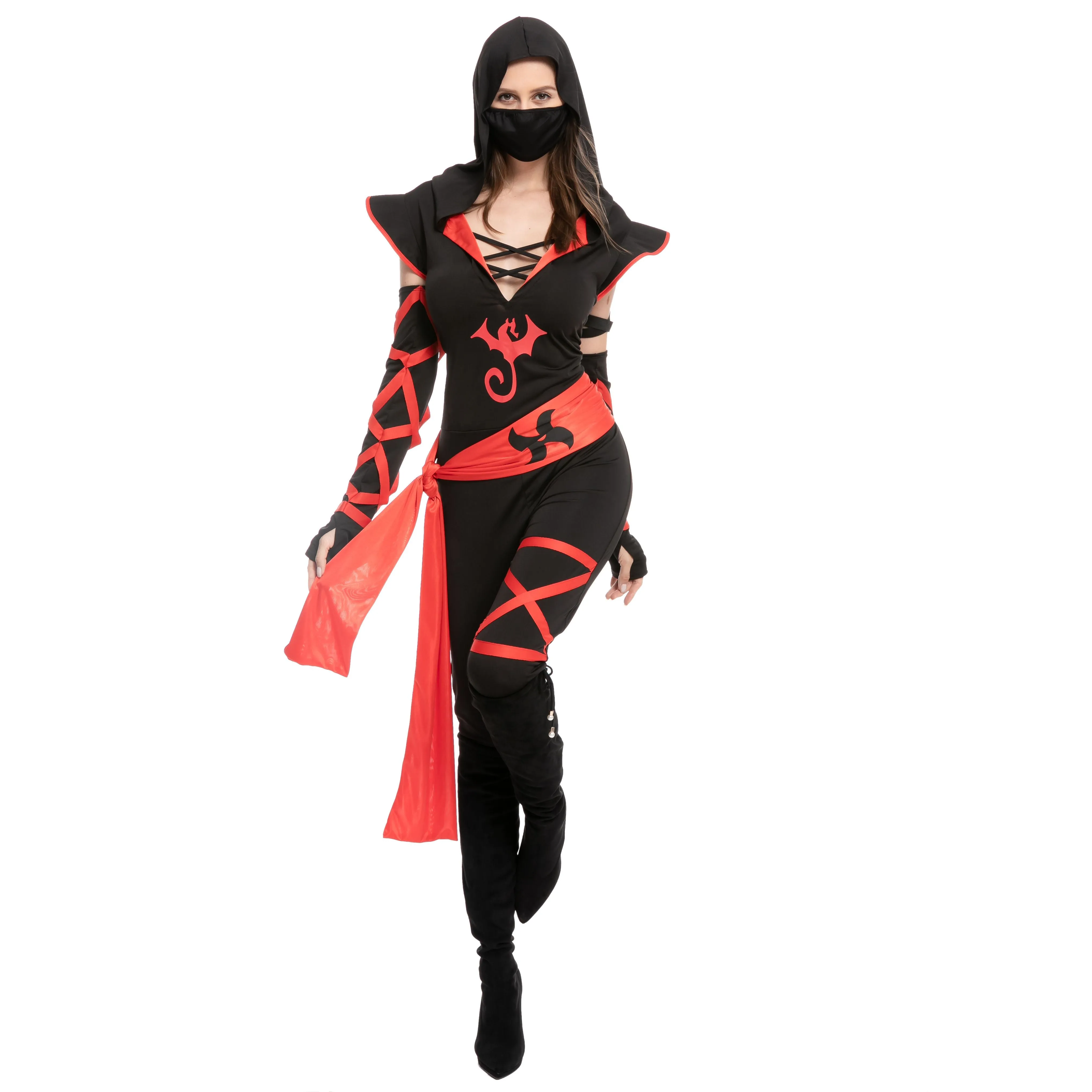 Women Ninja Long Pants Costume Cosplay