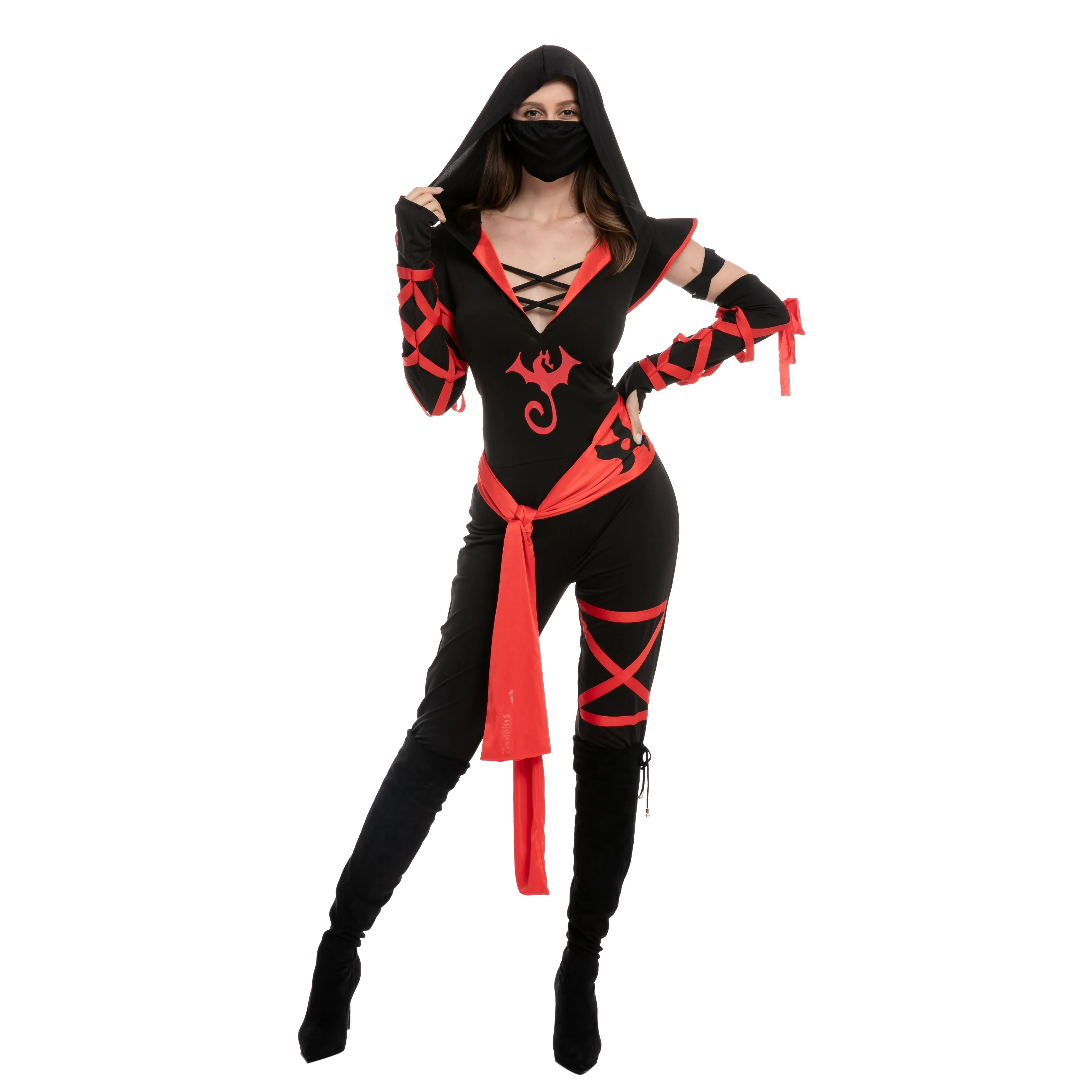 Women Ninja Long Pants Costume Cosplay