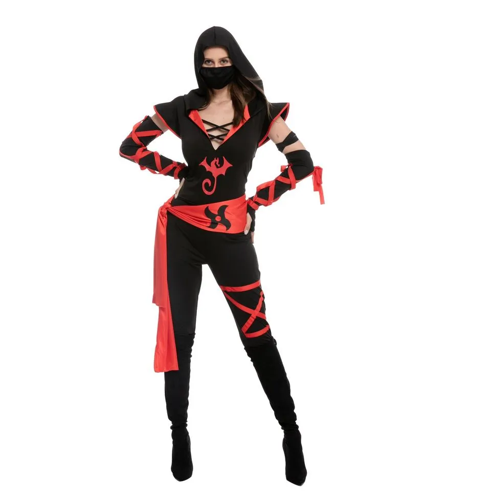 Women Ninja Long Pants Costume Cosplay