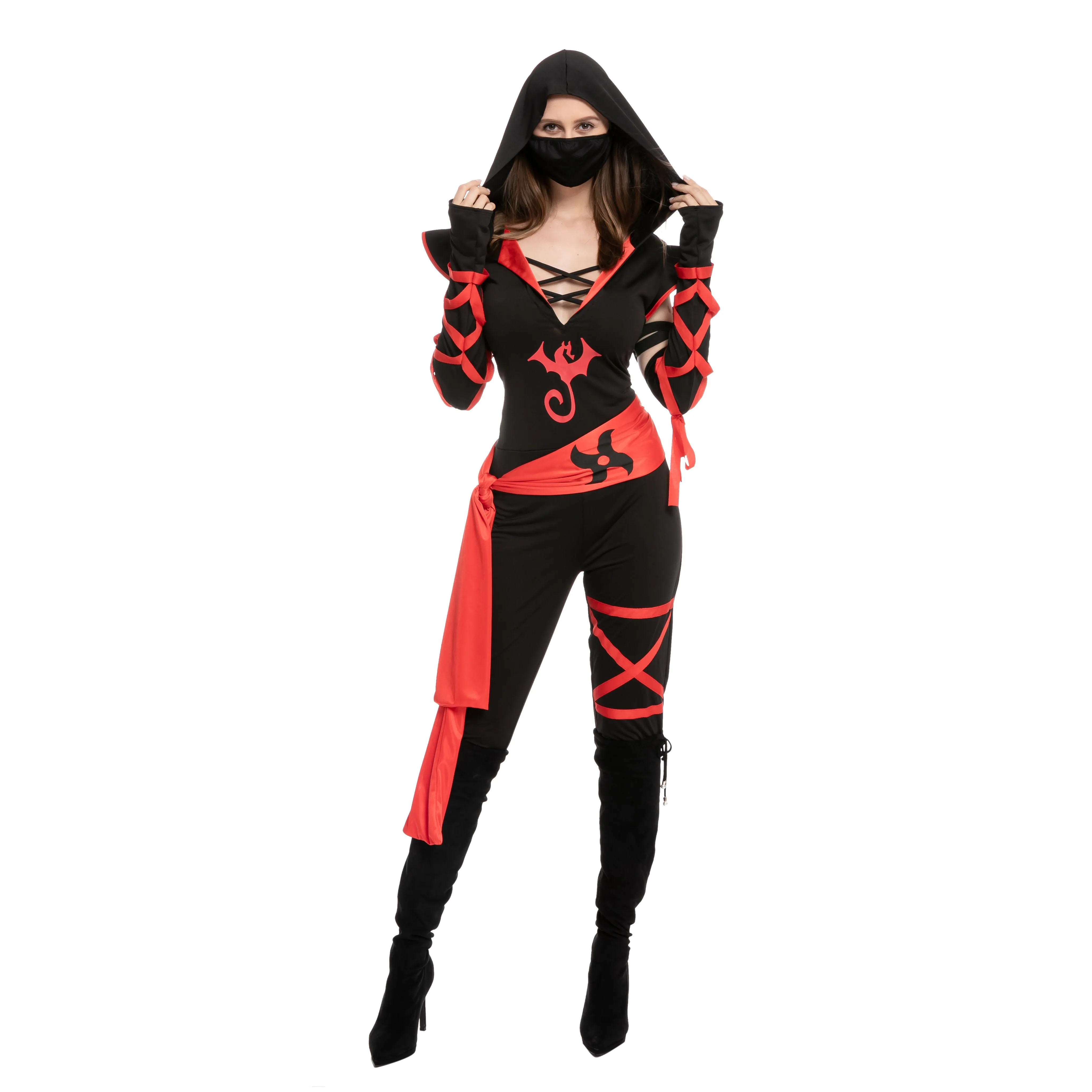 Women Ninja Long Pants Costume Cosplay